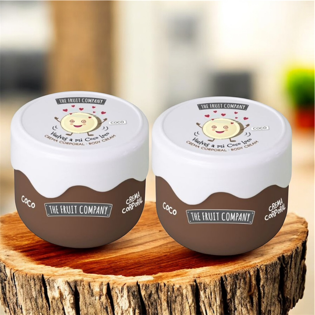 Crème corporelle coco X2