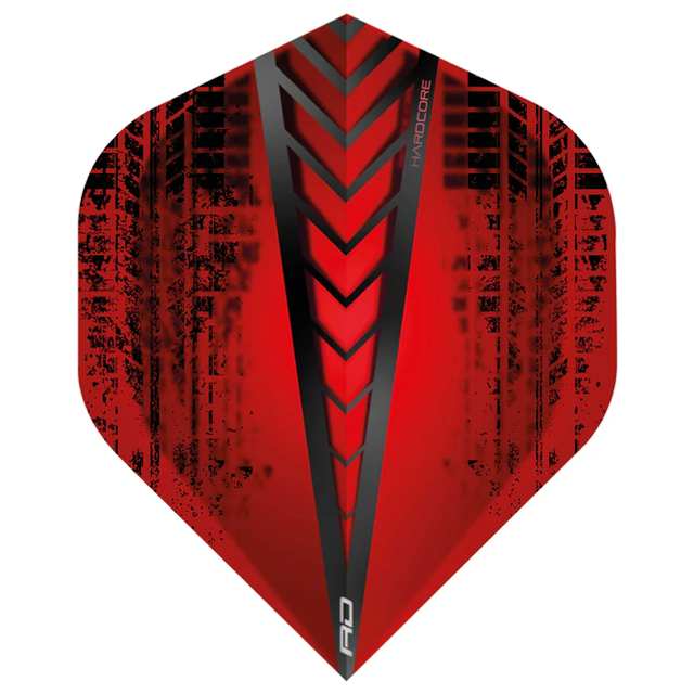RED DRAGON HARDCORE RADICAL RED DART FLIGHTS