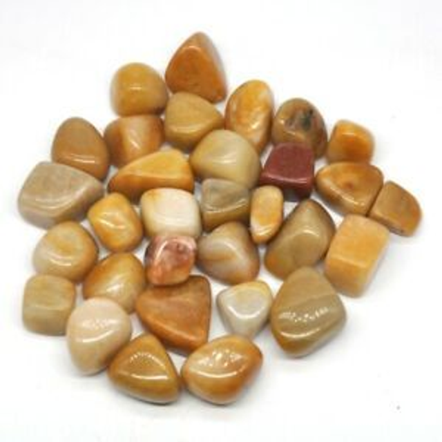 Yellow Jade Tumbled Stones