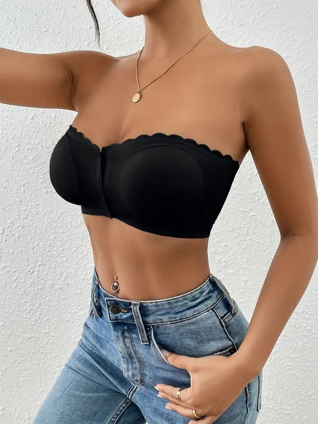 Bralette, Women's Wireless Bralette with Removable Pads