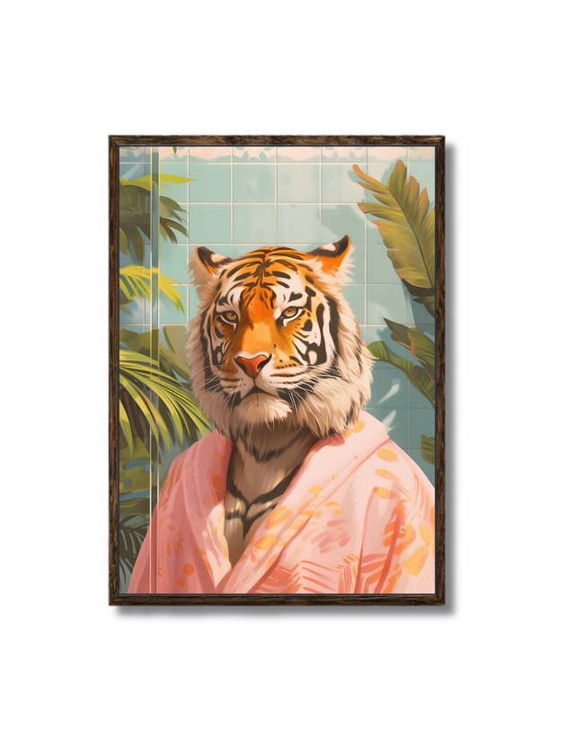 Tigre de roupão