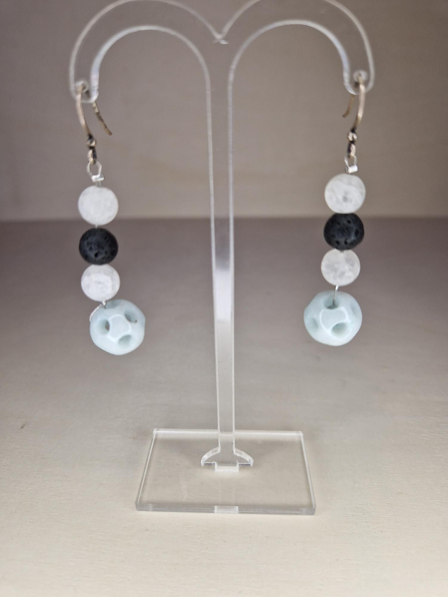 Jade, Lave, Quartz rose / 064