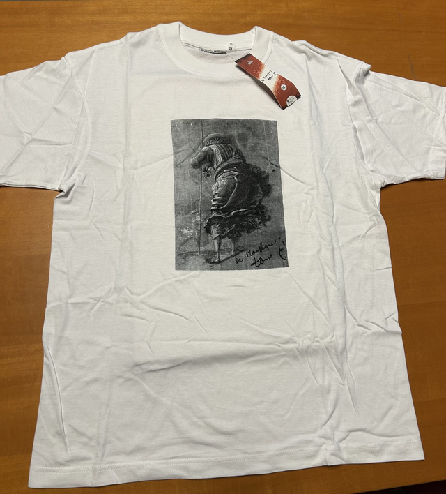 T-Shirt Mantegna disegno Dario Fo