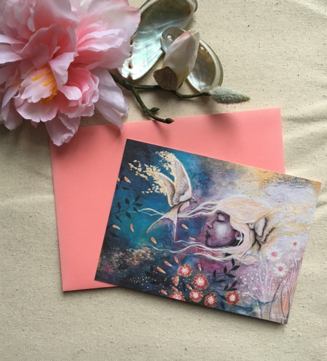 La Femme qui se sait libre - Carte postale