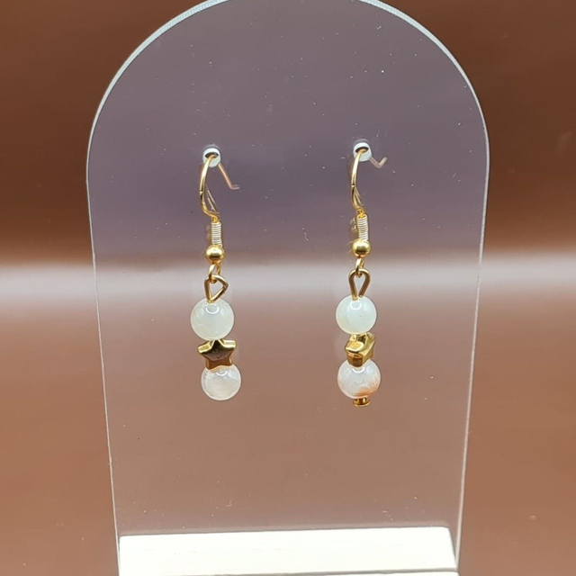 Crochets Quartz rose