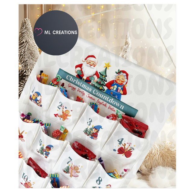 Personalised Advent Countdown 