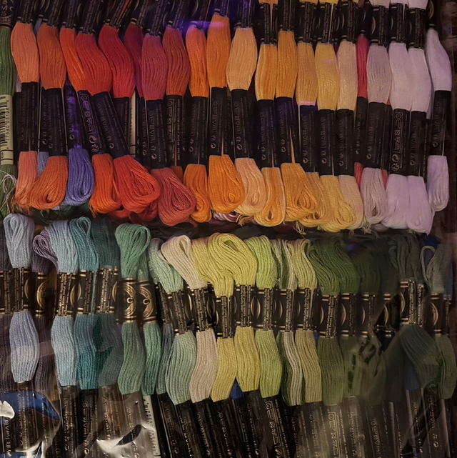 60 Assorted DMC Mouline Cotton Threads