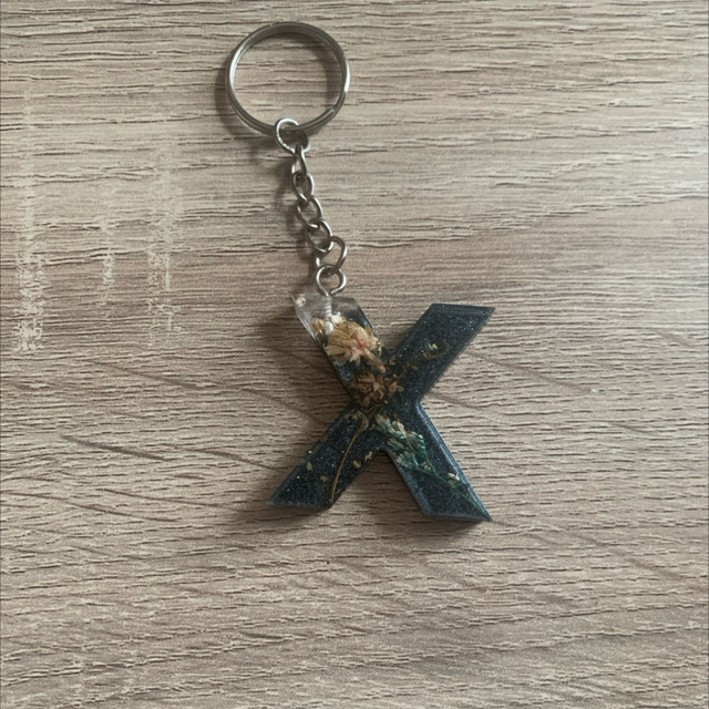 Porte-clés lettre X