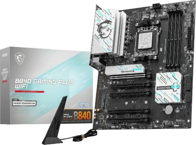 02.1.0050 – Scheda Madre MSI B840 GAMING PLUS WIFI – ATX gaming entry‑level con WiFi 7 per Ryzen 7000/8000/9000