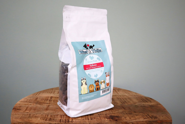 Kalkoen met Zoete Aardappel &amp; Veenbes XL brok 2kg en 12kg