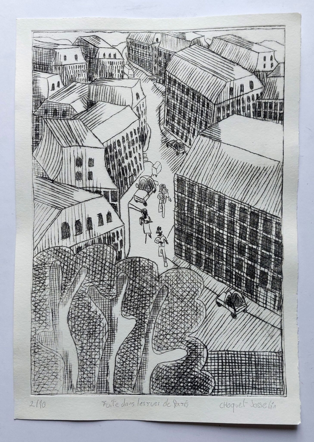 FUITE DANS LES RUES DE PARIS