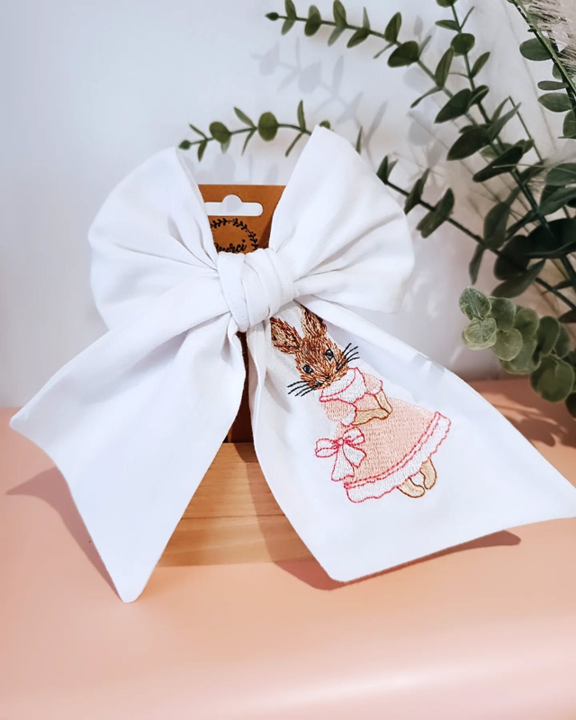 Pinces, barette cheveux Lapin &quot; Collection Cérémonie &quot;