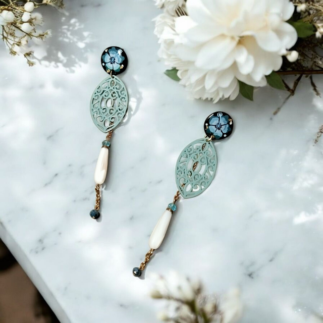 Boucles d'oreilles Flora