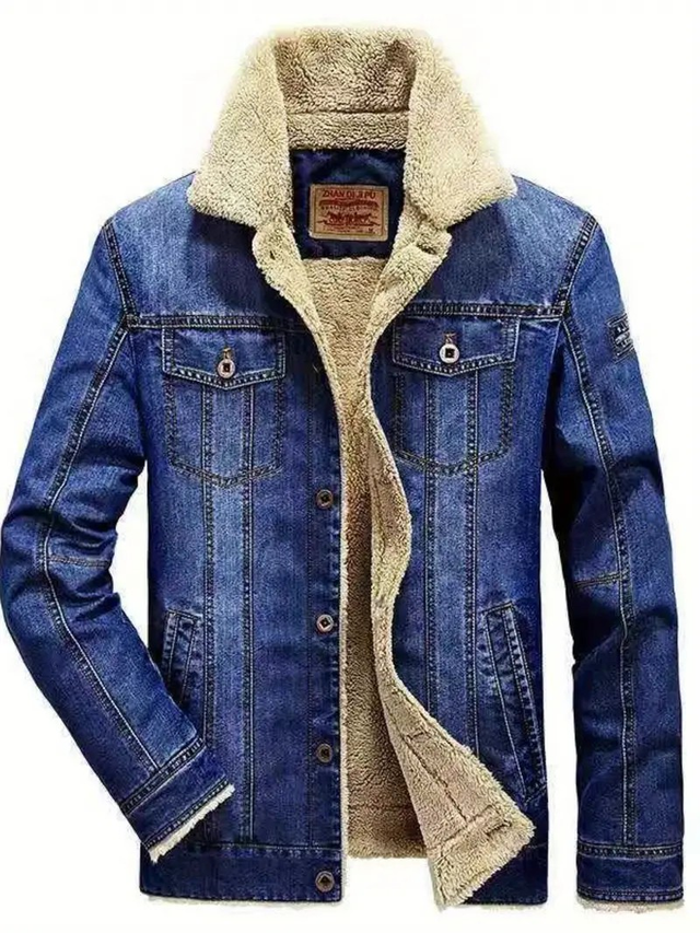 Men's Jacket with a Comfortable And Casual Denim Style
