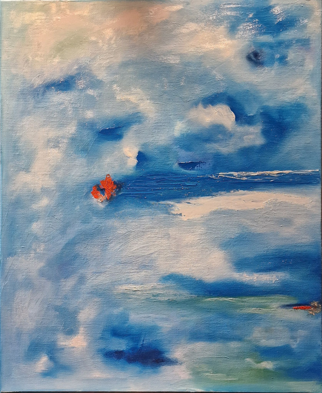 Huile sur toile | PROMENADE DU LITTORAL