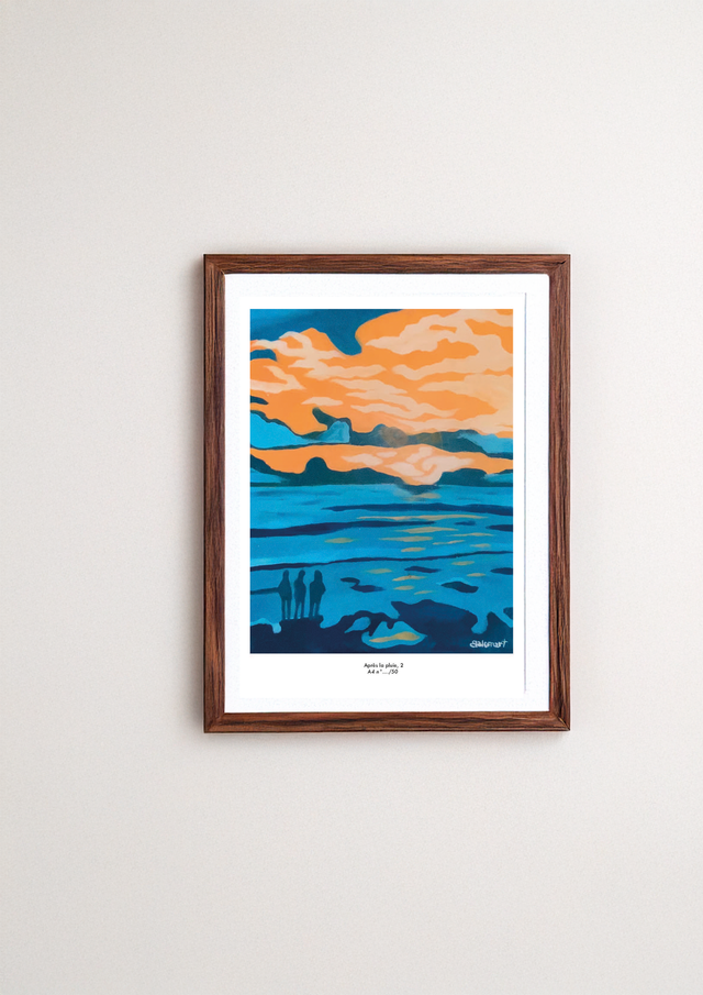 Reproduction imprimée Après la pluie n°2