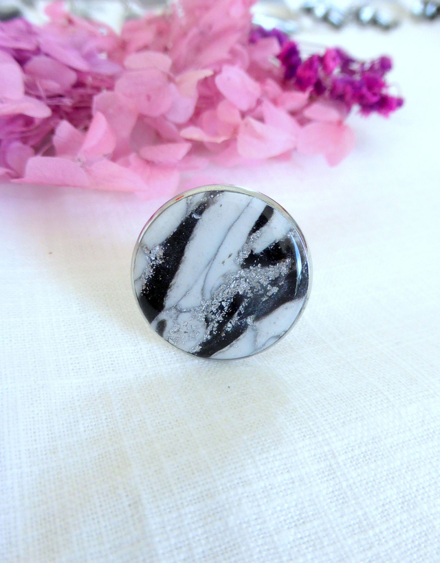 Bague - Poussière d'argent
