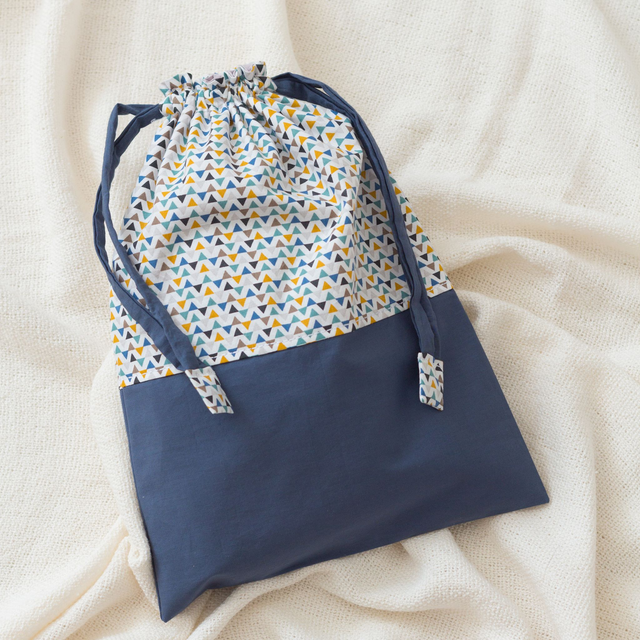 Pochon Bicolore Brume / Origami