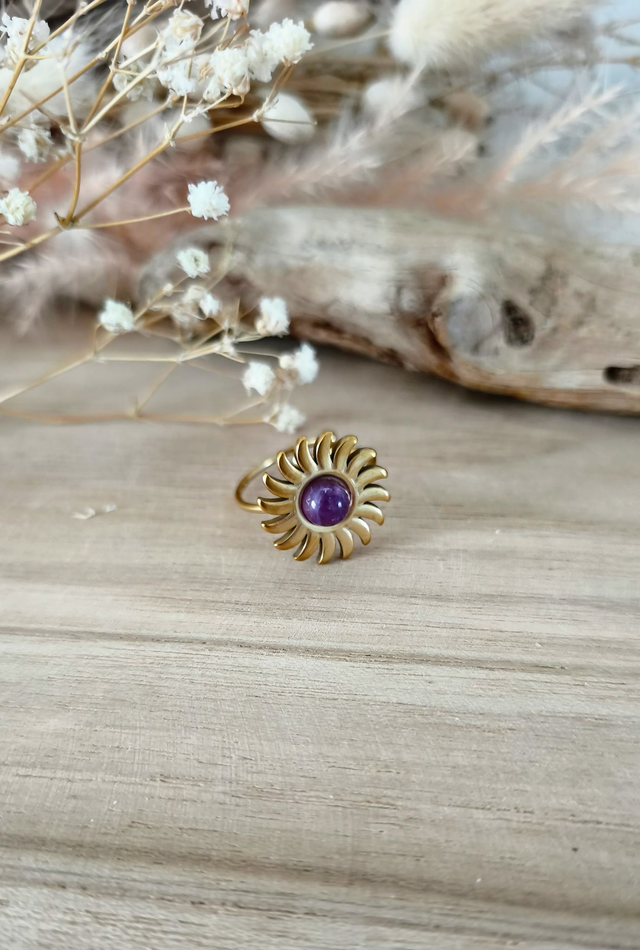 Bague Soleil Améthyste