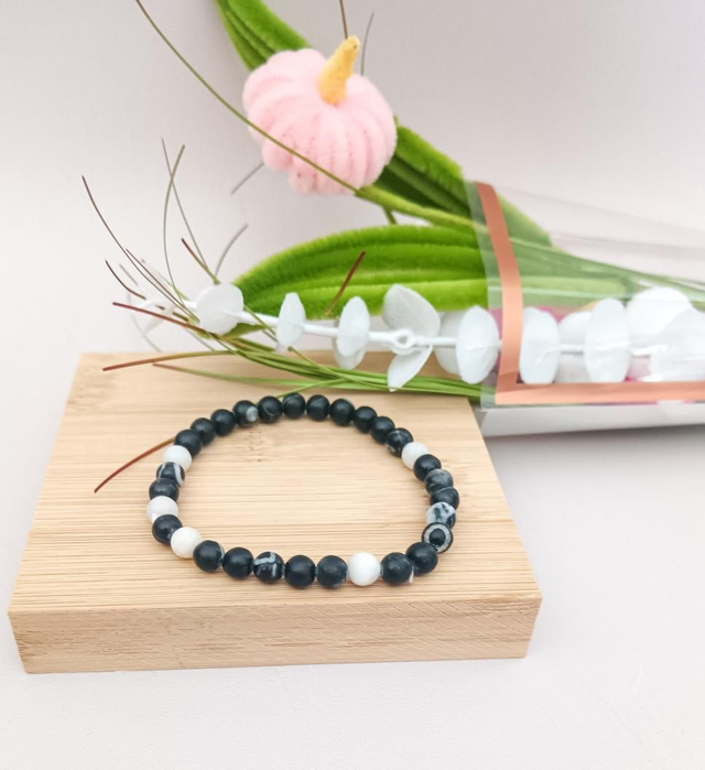 Bracelet en jaspe zèbre – Équilibre & Ancrage