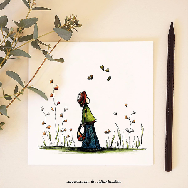 Carte &quot;Champêtre&quot;