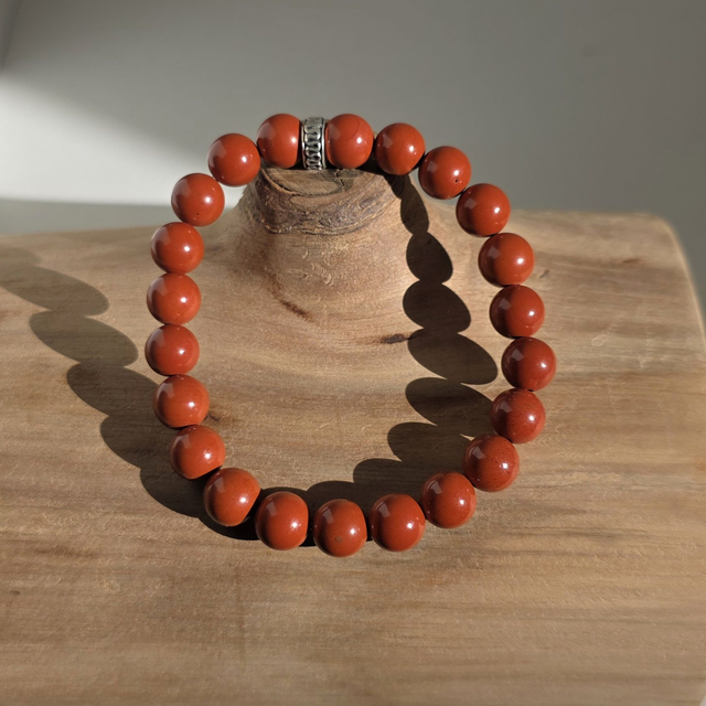 Bracelet jaspe rouge
