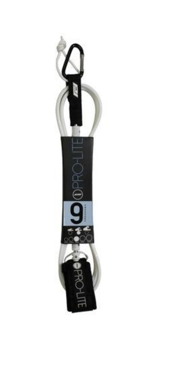Pro Lite Leash 9ft 7mm cord White