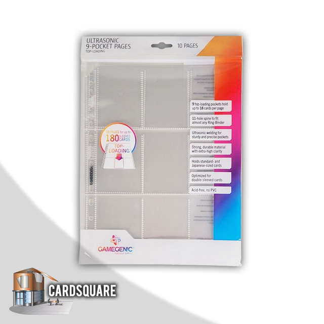 Gamegenic - 10 Pagine a 9 tasche - Clear
