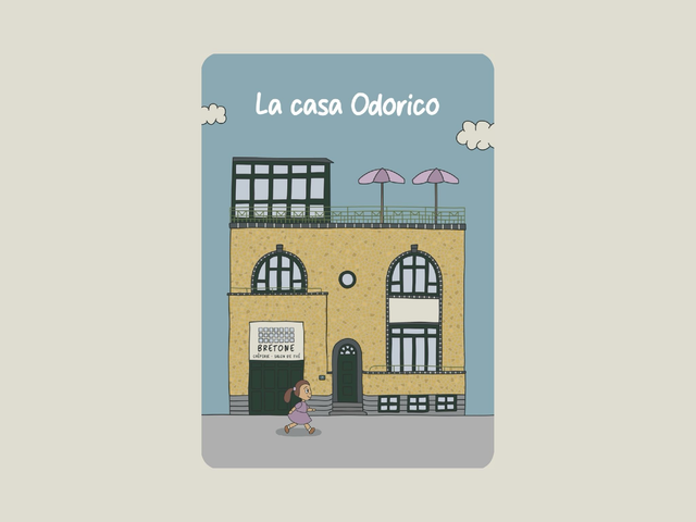 Carte postale &quot; La casa Odorico &quot;