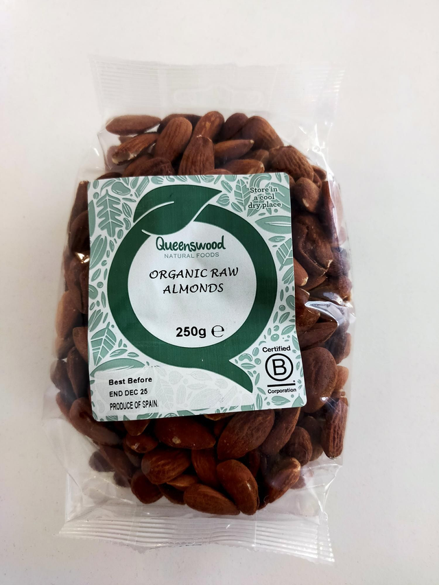  Organic Whole Almonds 250g  84257 