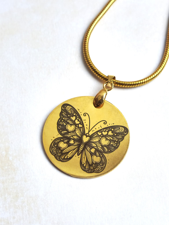 Collier butterfly