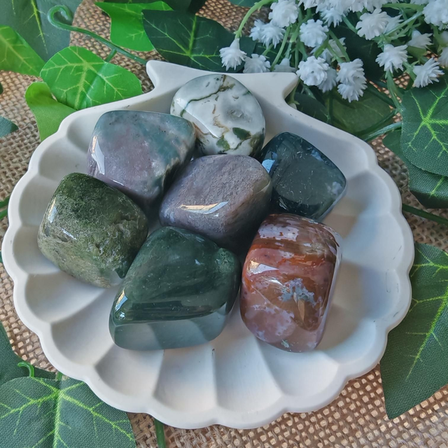 pierre roulée agate indienne 20 à 40mm 