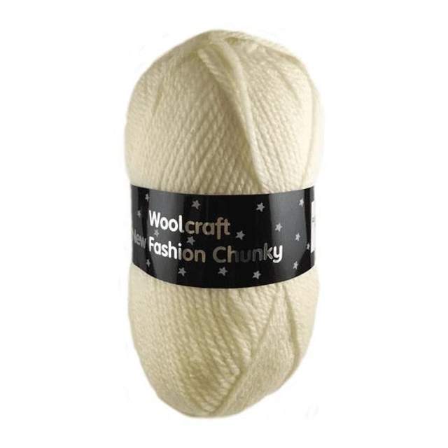Woolcraft New Fashion Chunky100g - 103 Cream