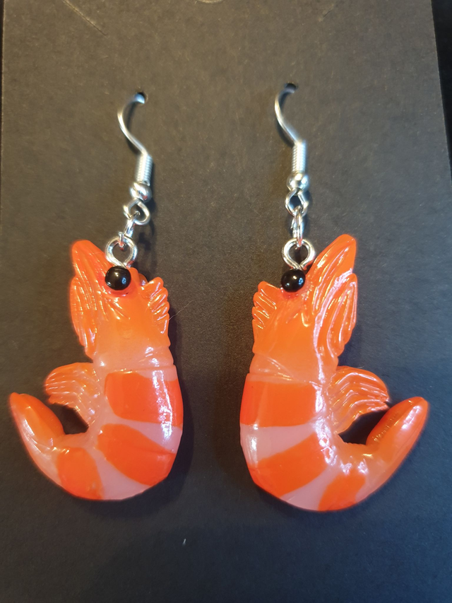 Prawn Earrings
