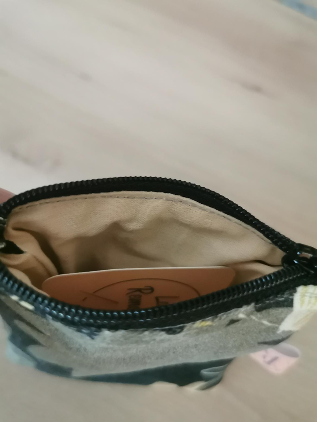 Petite trousse en tissu recyclé