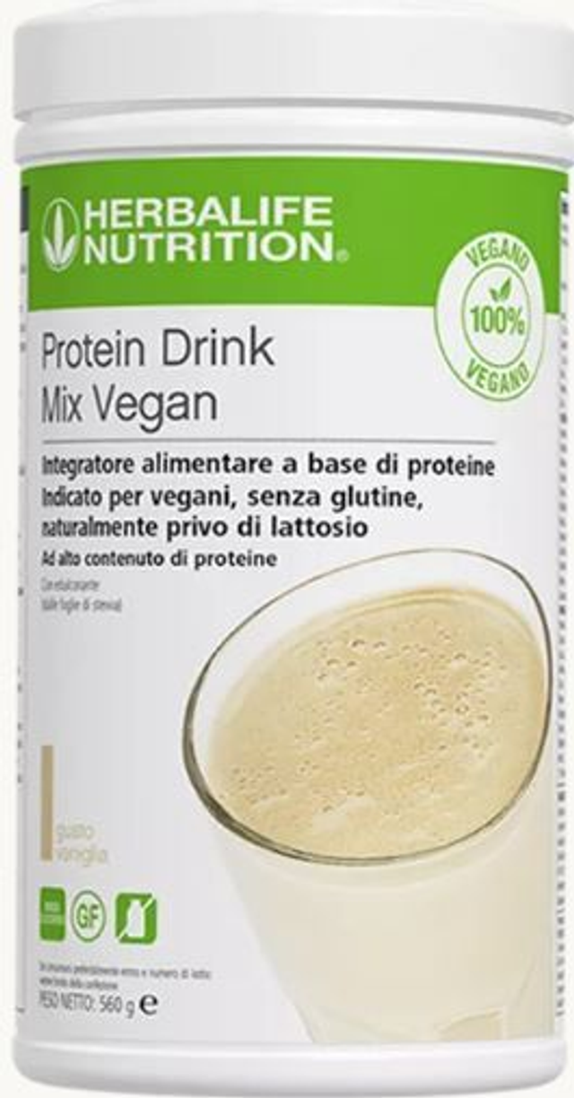 Herbalife® Protein Drink Mix Vaniglia – 15g Proteine e 22 Vitamine | Vegan & Vegetariano