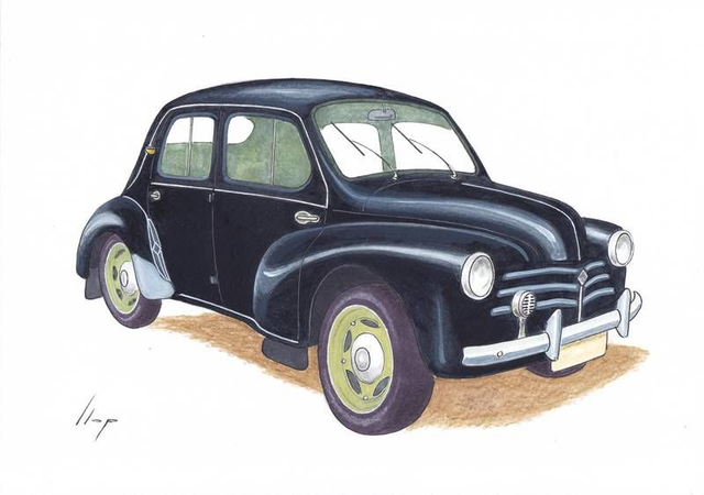 Artimotor onpaper CLASSICS 21x30 - Renault 4 CV