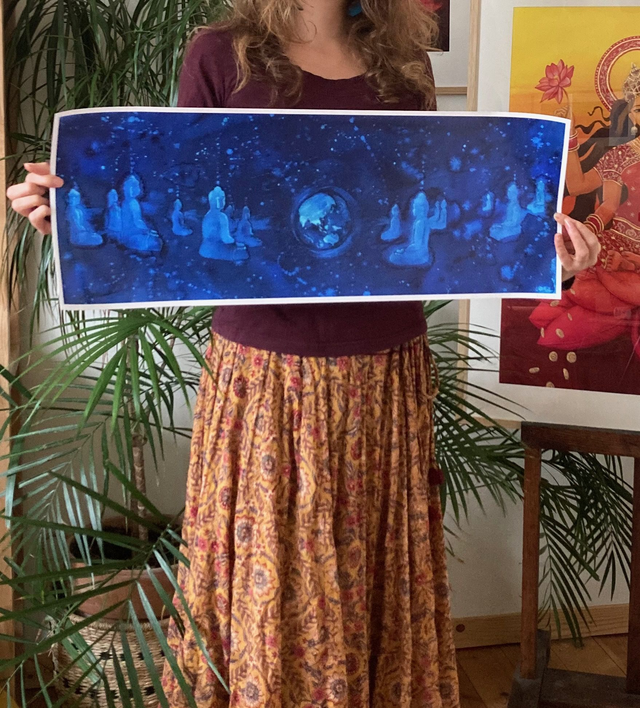 Art print "Drops of light"