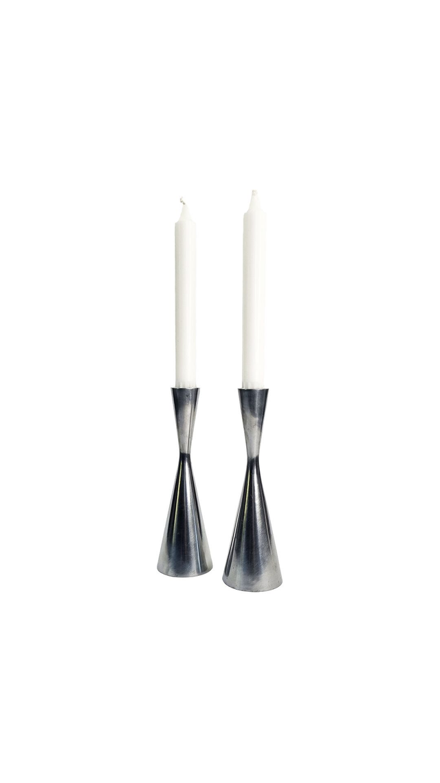 Paire de bougeoirs Snygg. Design Erika Pekkari - Ikea vintage 2000