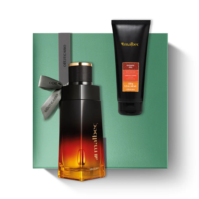 Malbec X - Kit Malbec X Eau de Toilette 100ml + Shower Gel 200g