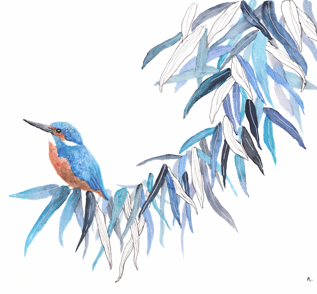 Cadre - Martin pêcheur