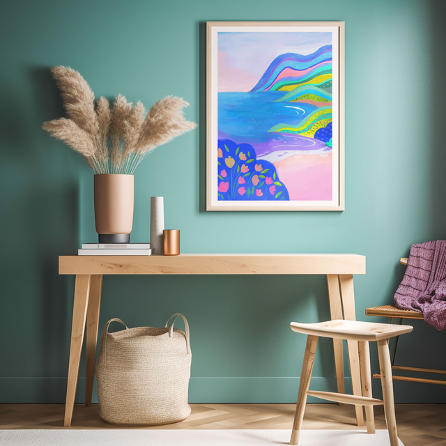 Print Triptyque Bord de Mer 3 sur 3 