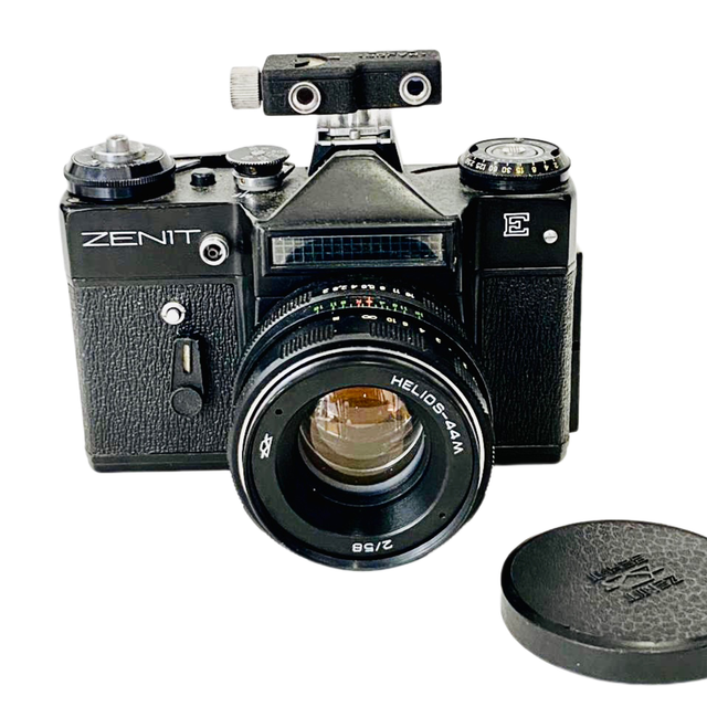 Zenit E avec cellule très rare major 2 et obj 58mm f2
