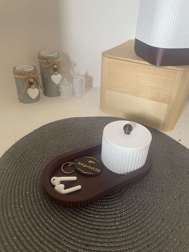 Coffret de rangement en PLA imprimé en 3D – Design moderne et écoresponsable