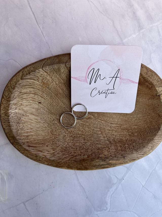 Créoles enfants argenté