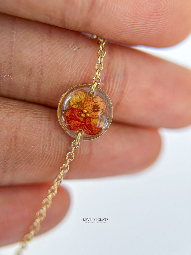 Bracelet - Fleur de flamboyant