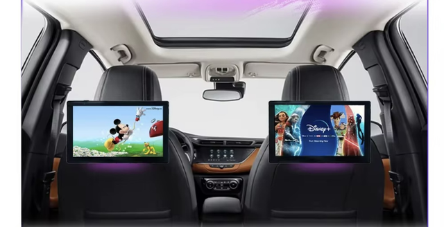 2x Auto Hoofdsteun Monitor Youtube,Netflix,Google Play Store