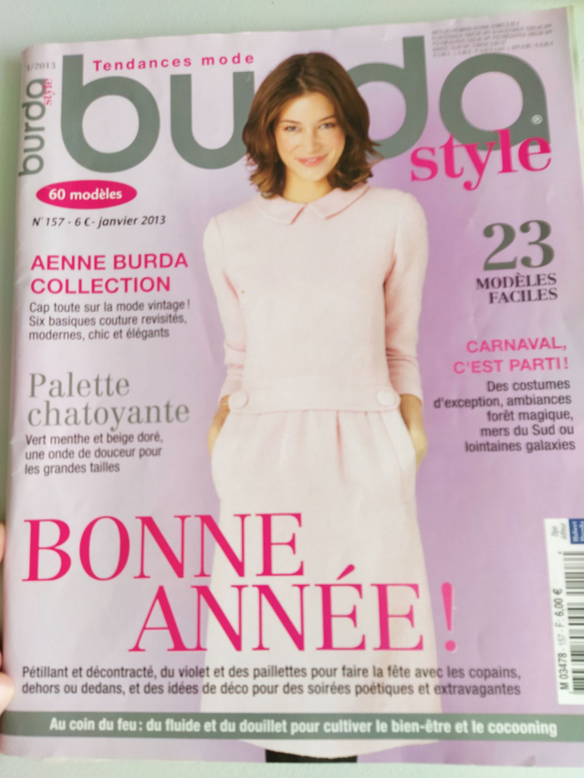 magazine Tendances mode BURDA Style 01/2013