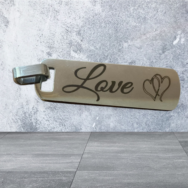 Stainless Steel Pendant - Love