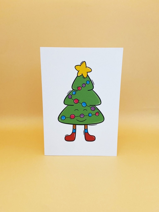 Christmas tree card